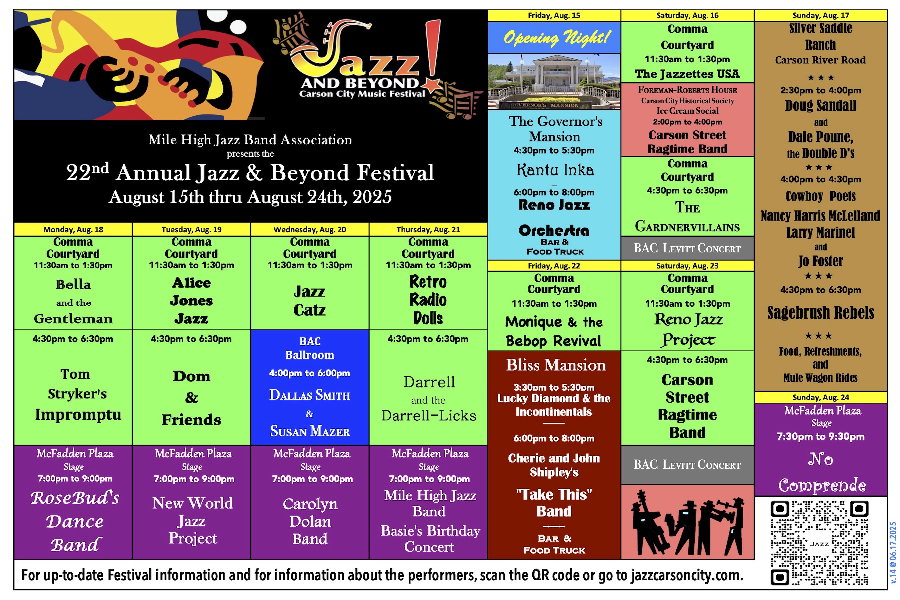 Schedule as of 6/17/25